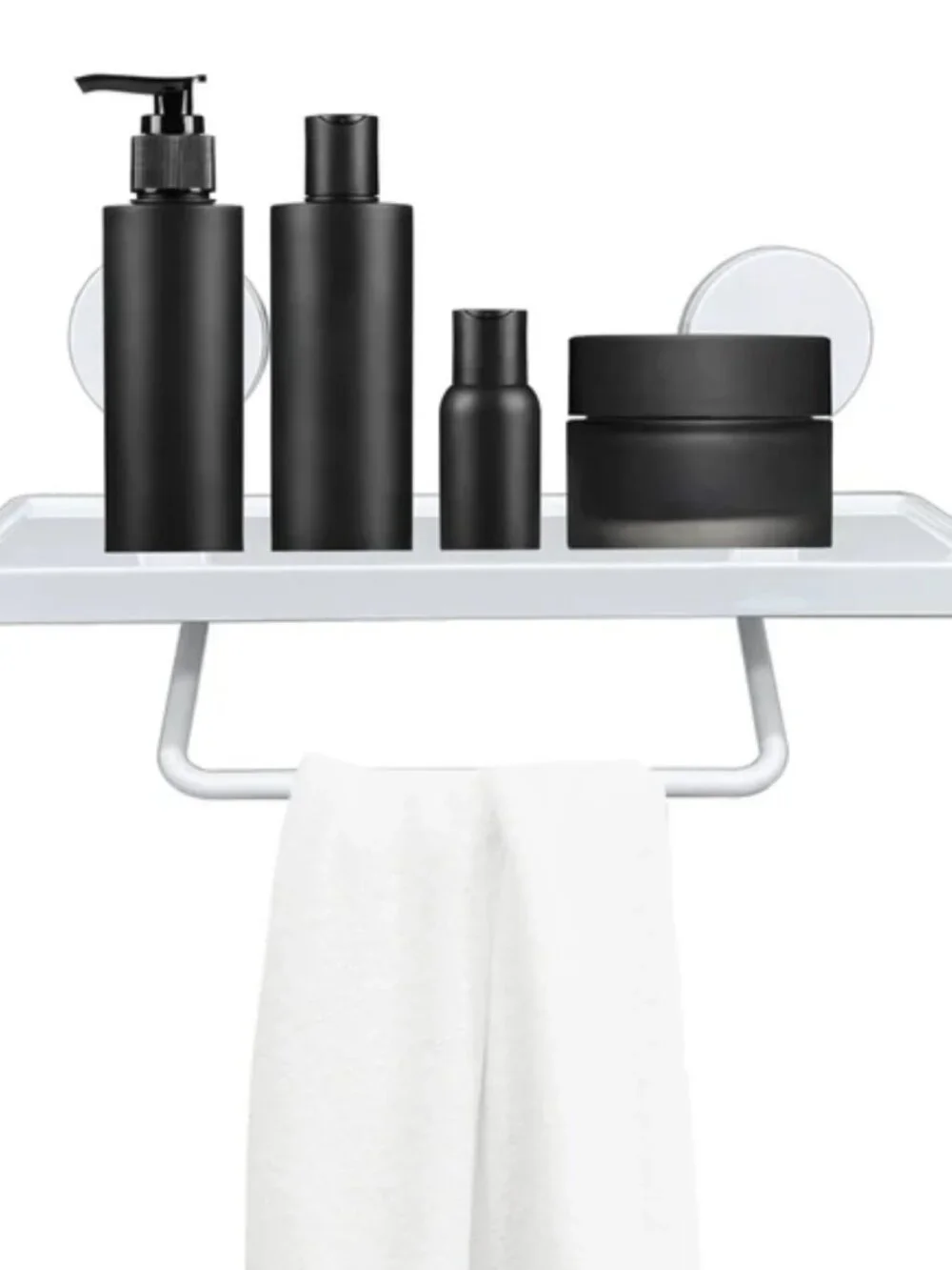 NEW Self Adhesive Wall Floating Bathroom Shelf Organizer
